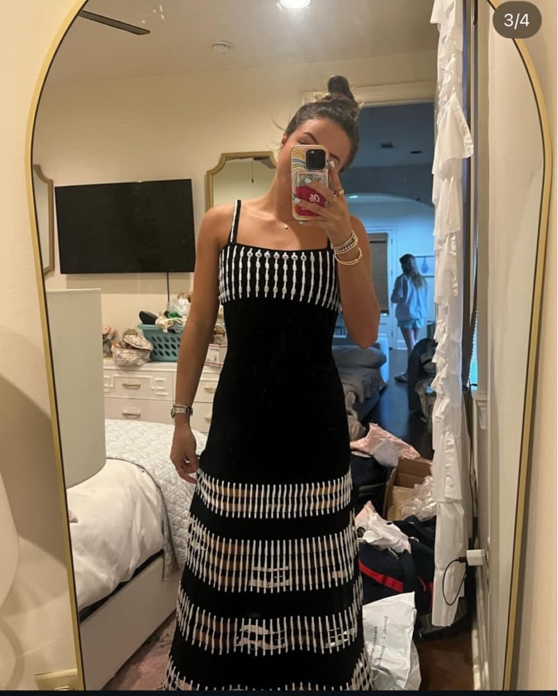 Black And White Alexis Maxi - Image 2