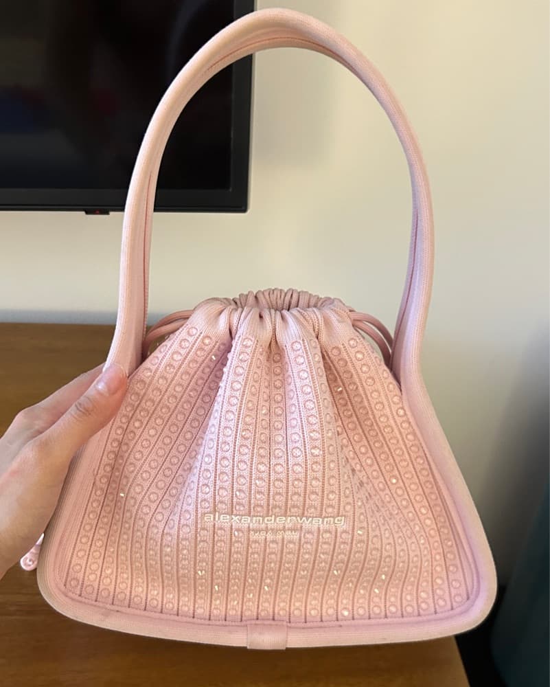 Alexander Wang Pink Crystal Bag - Image 4
