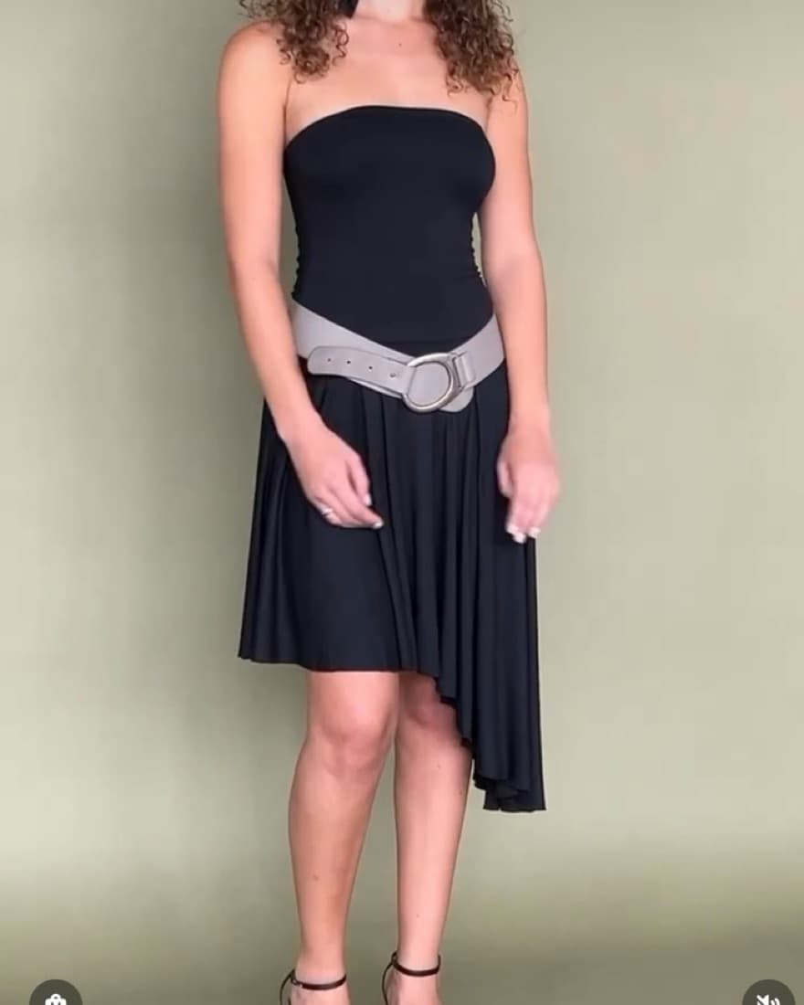 Geel ‘Nossa’ Black Dress - Image 6
