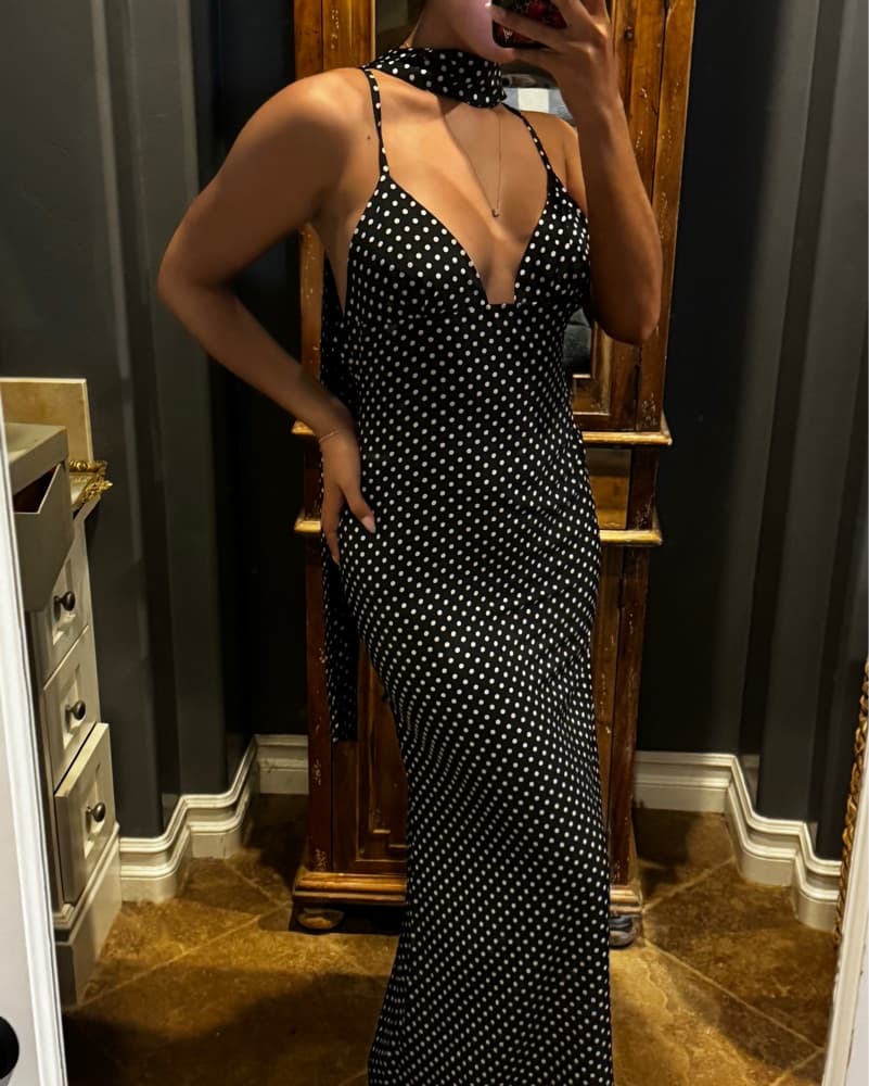Polka Dot Maxi Dress - Image 2