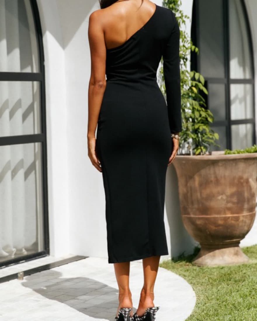 HELLO MOLLY - Ms Maria Maxi Dress Black - Image 2
