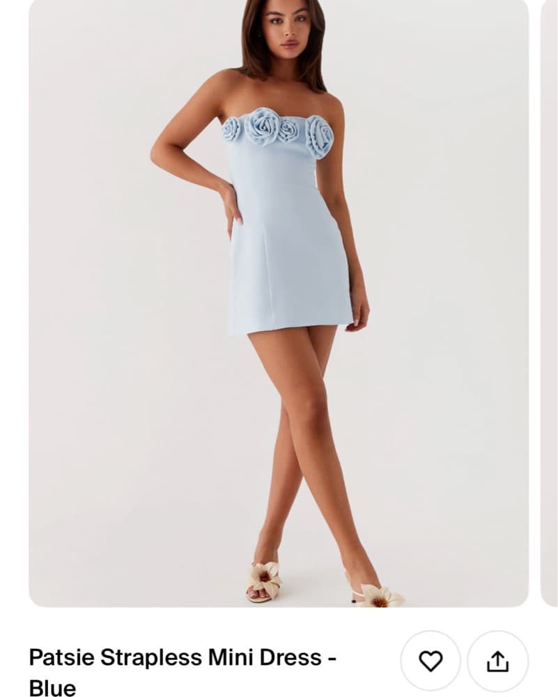 Patsie Flower Embellished Dress - Image 3