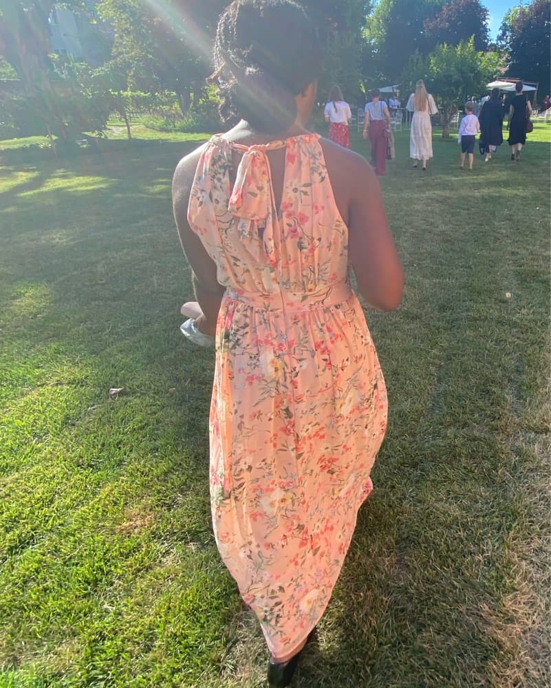 Breezy Floral Halter-Neck Maxi Dress - Image 4
