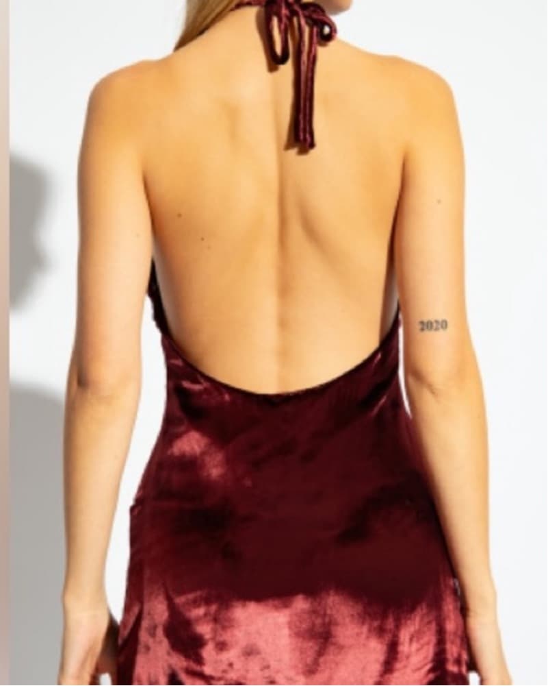Cult Gaia Halterneck Mini Dress - Image 3