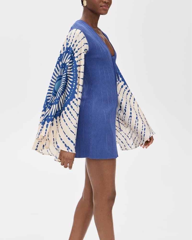 Alexis Lai Dress Monaco Blue - Image 3