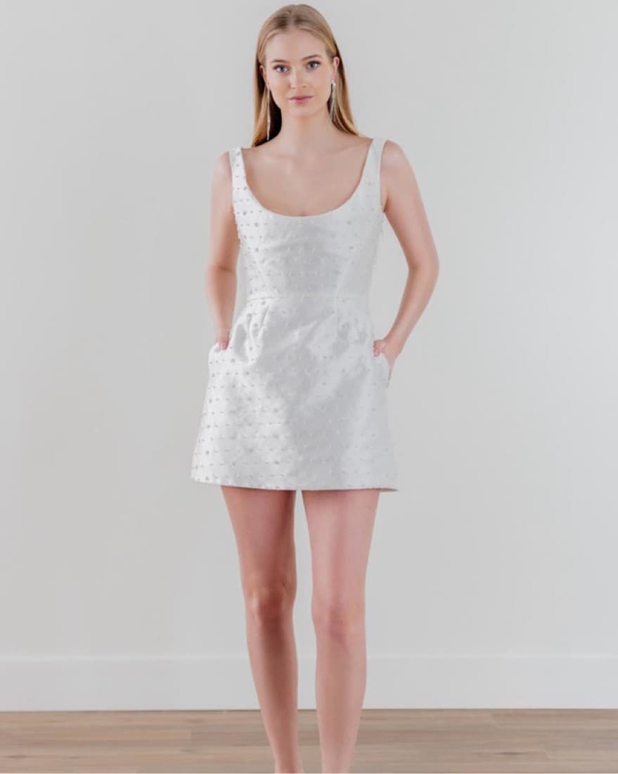 By Watters Obsessed Little White Dress - Image 3