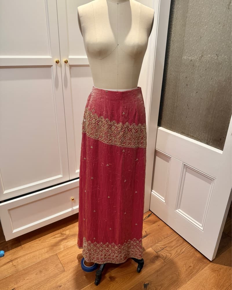 Indian Pink Wedding Diwali Lehenga Set - Image 1