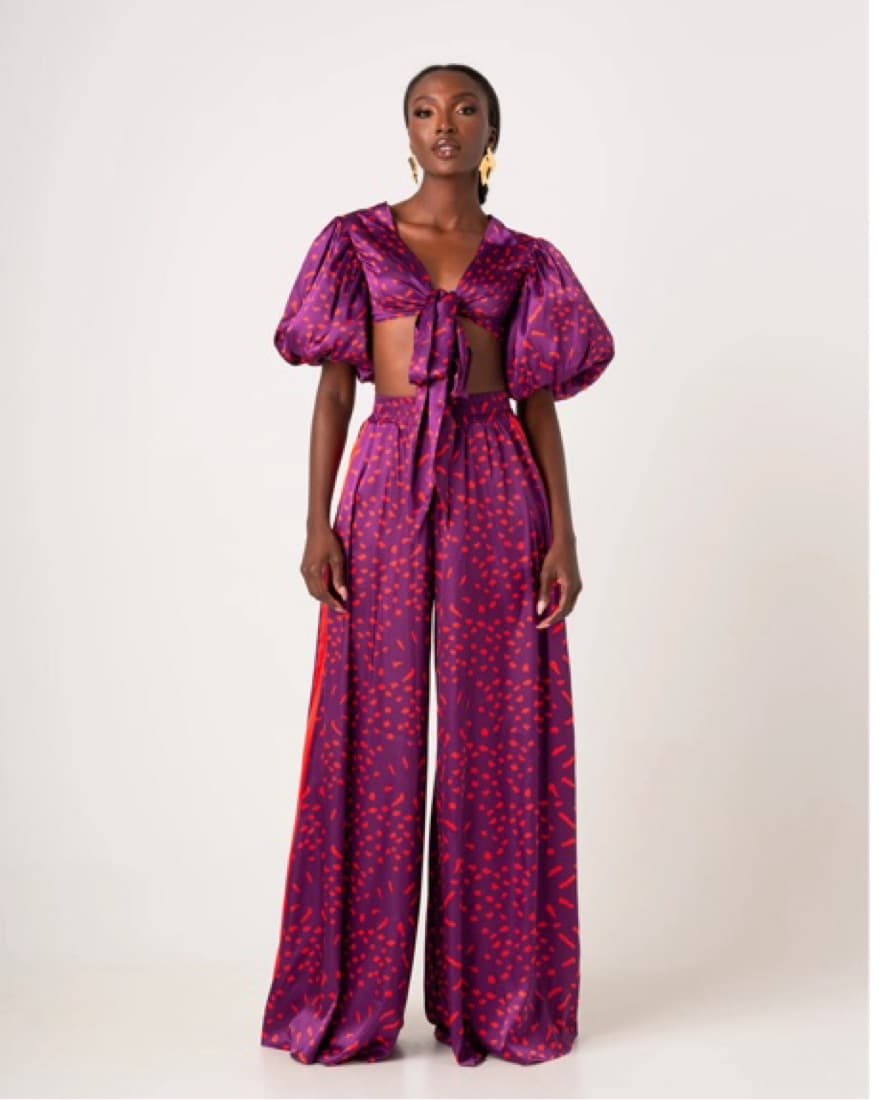 Puff Sleeve Pant Set - Image 1