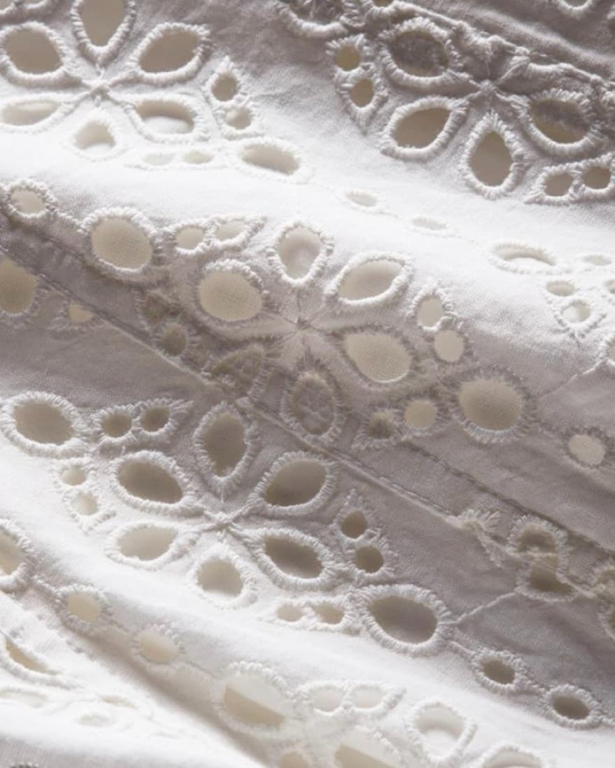 Veronica Beard Jolie Eyelet Midi Dress  - Image 3