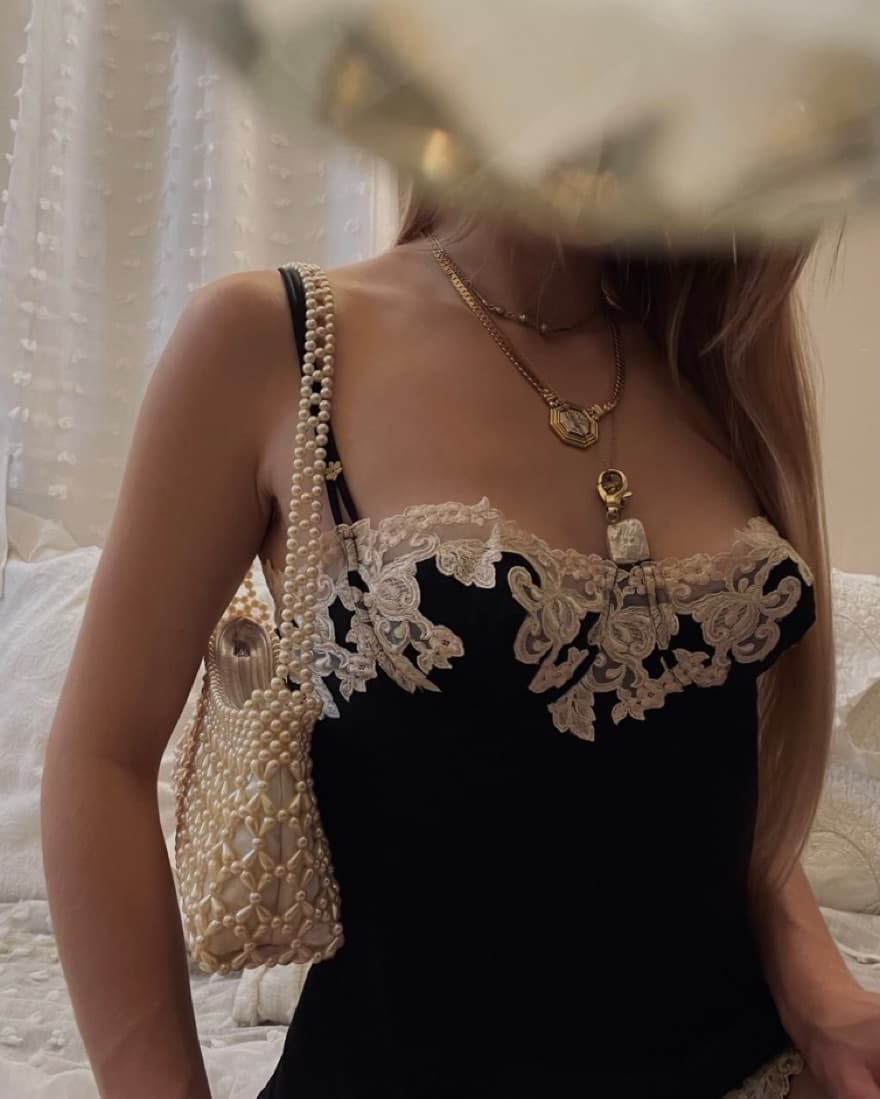 Vintage La Perla Silk Slip Dress - Image 1