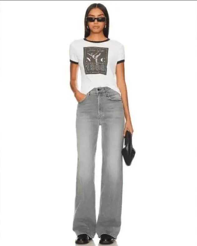 Grey MOTHER Jeans  - Image 1