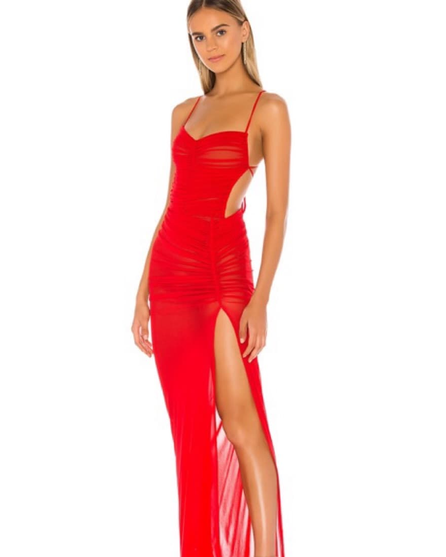 Michael Costello x Revolve Red Gown - Image 1