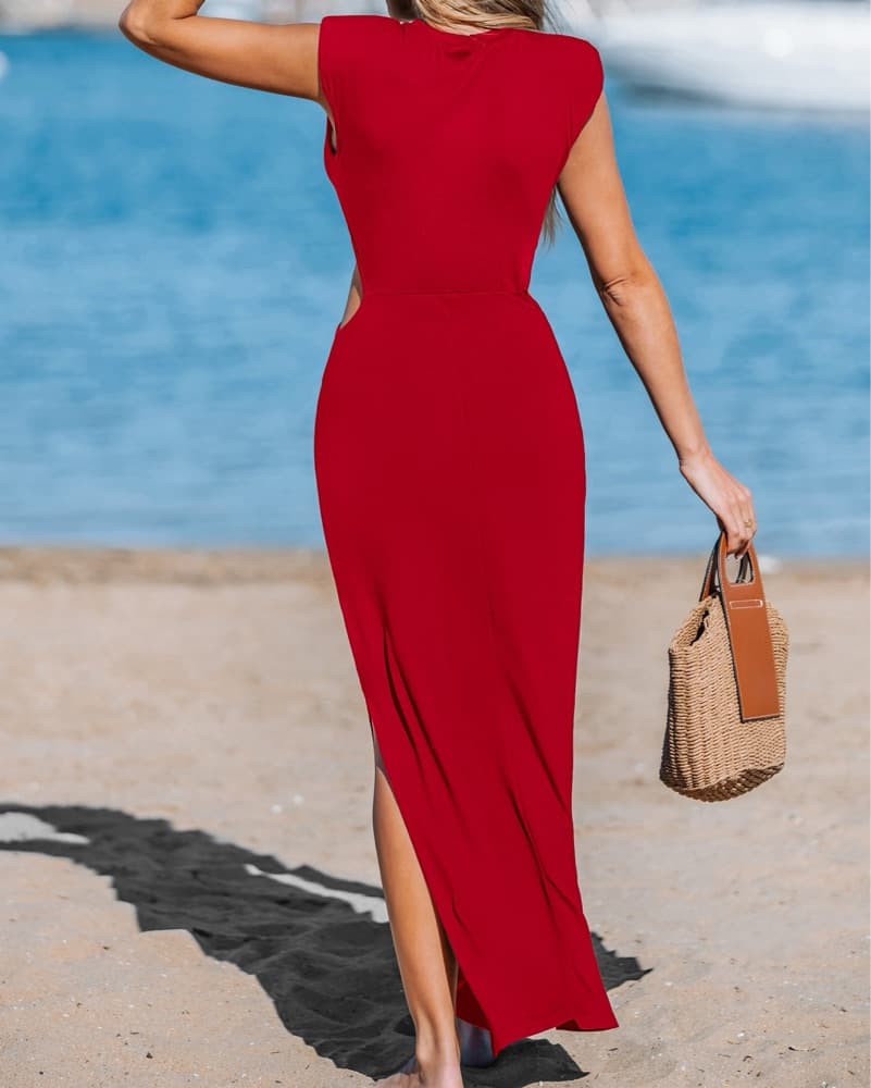Long Red Dress  - Image 2