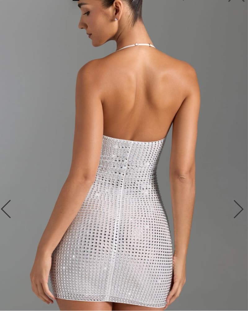 Sparkling Mini Bodycon Dress - Image 2