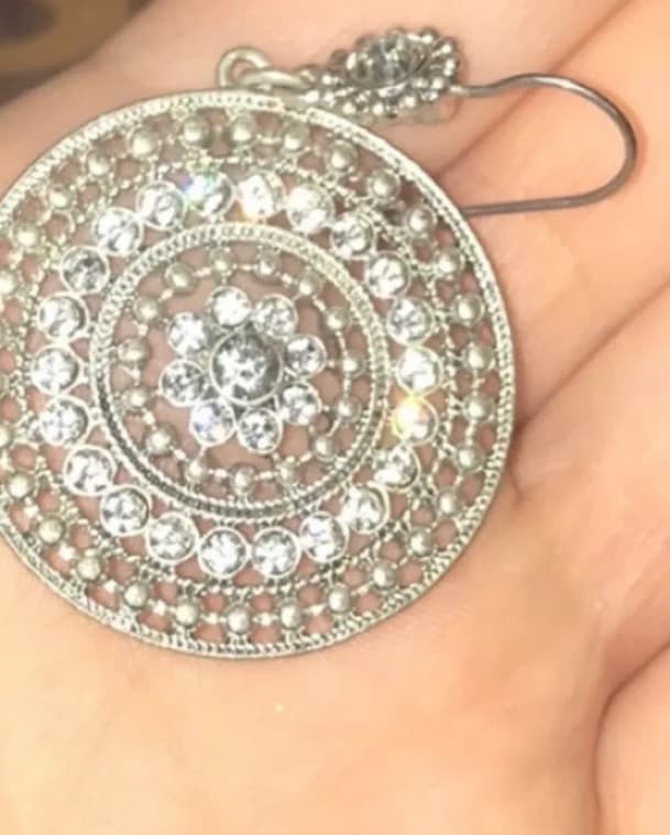 Free People Disk Diamond Earrings  - Image 2