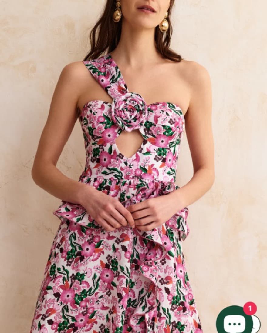Gul Hurgel Pink Floral Dress - Image 6