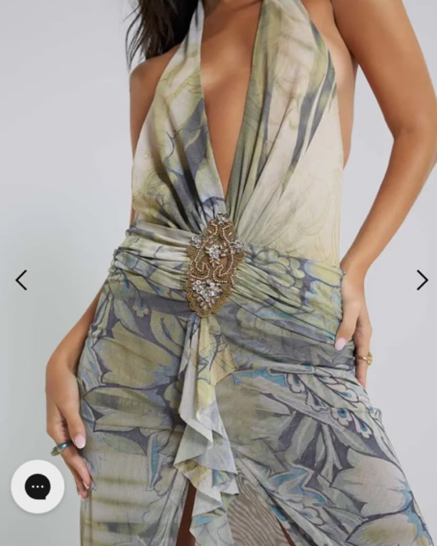Jaded London Plunge Maxi Dress - Image 2