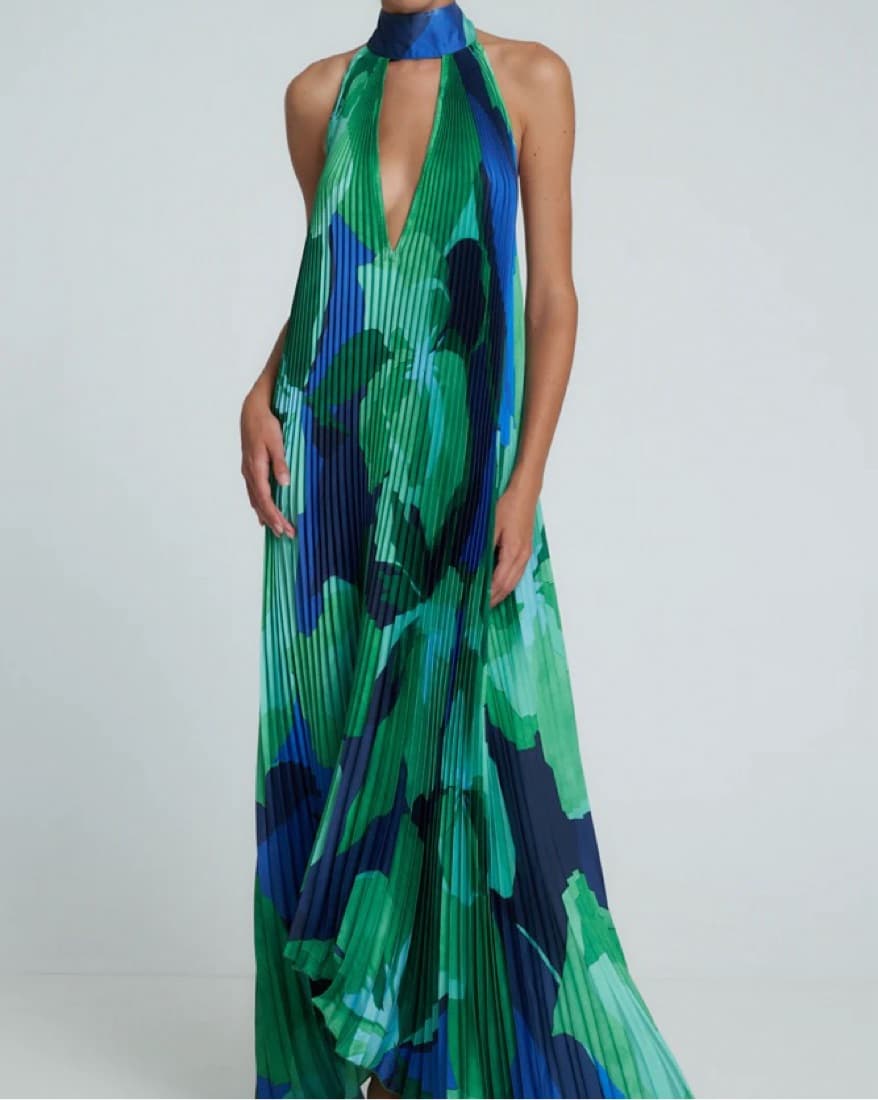L’IDEE Opera Gown Capri Green - Image 2