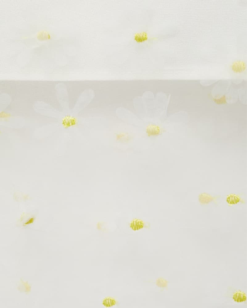 Sheer Floral Midi Skirt - Image 5