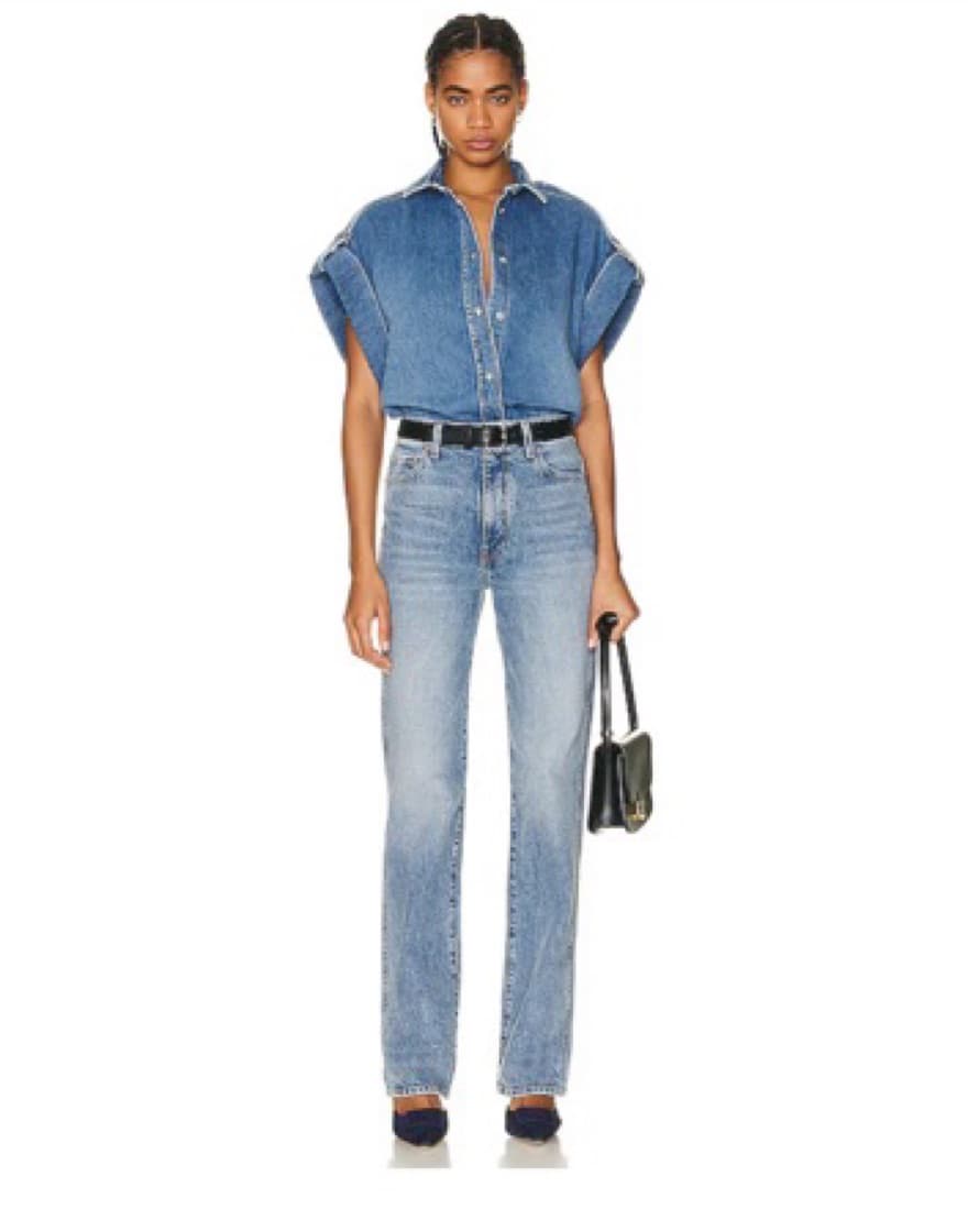 IRO Anglia sleeveless denim shirt - Image 3