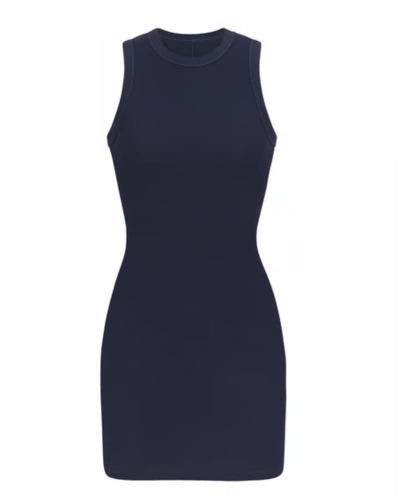 Skims Navy Blue Knit Dress  - Image 5