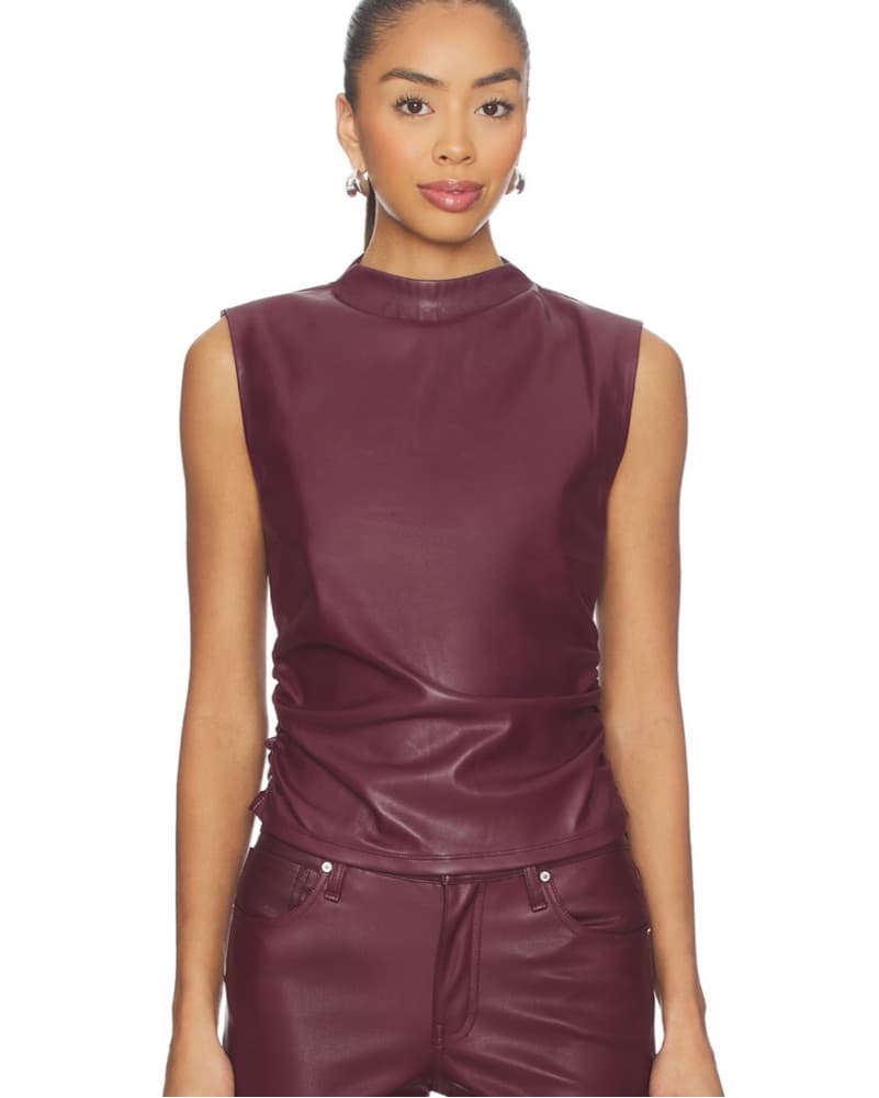 Hudson Jeans Leather Top - Image 1