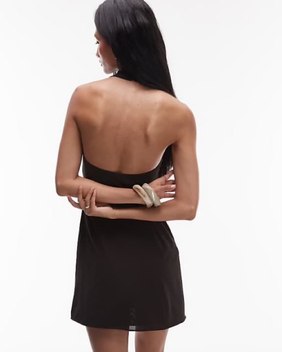 Mango x Supriya Lele Brown Dress - Image 3