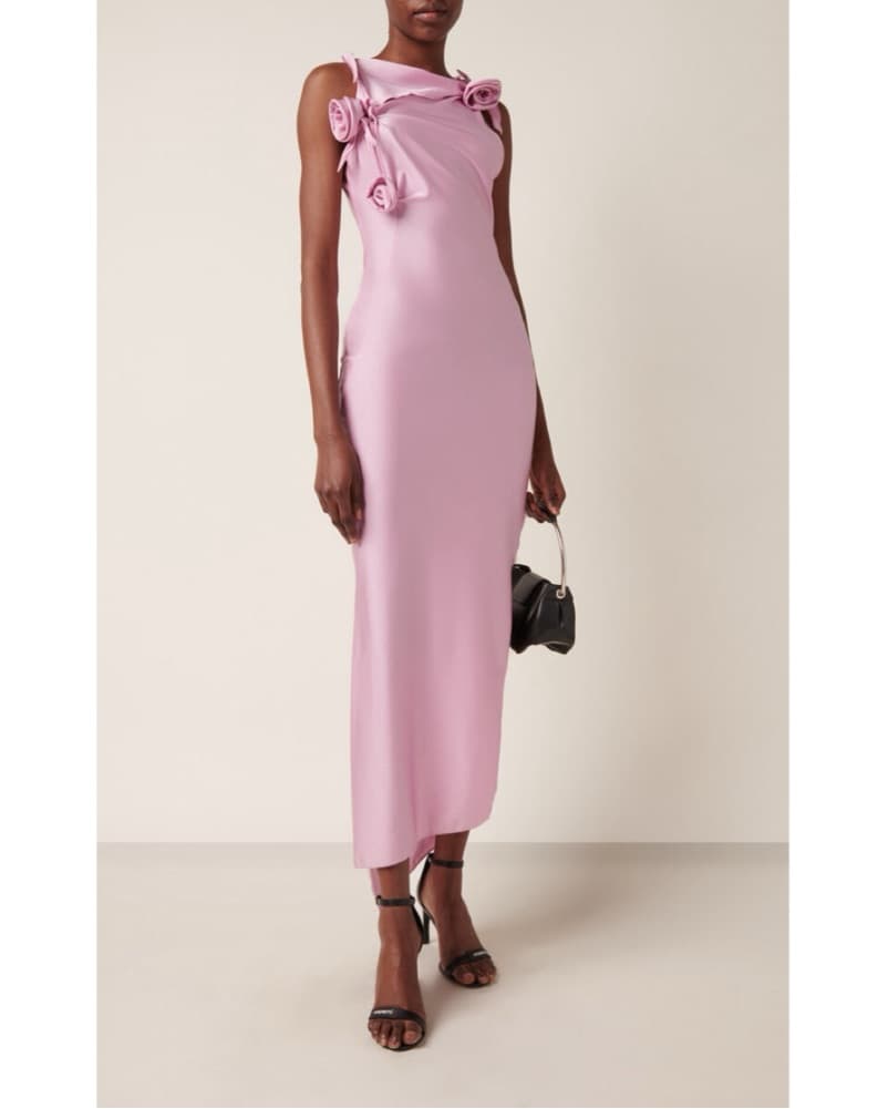 Coperni Pink Satin Gown | Pink Dress | Wedding Guest - Image 4