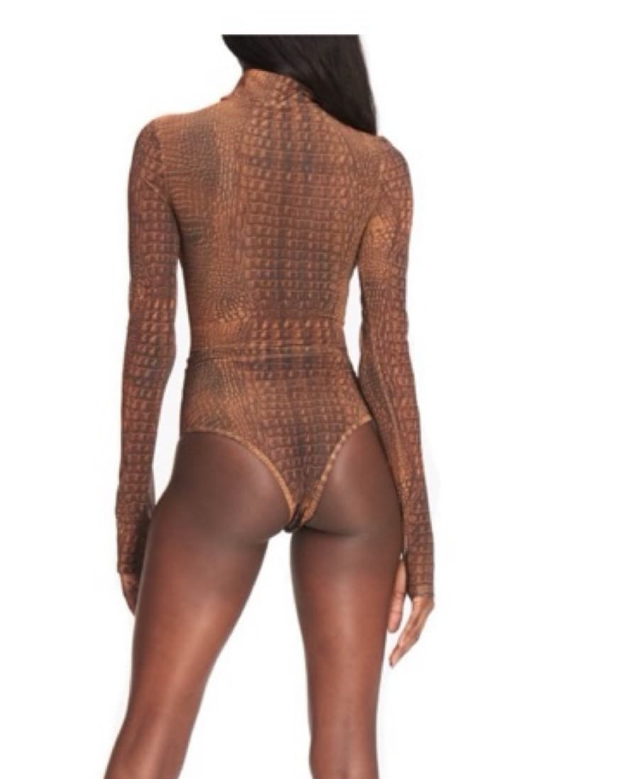 I Am Gia Crocodile Bodysuit - Image 2