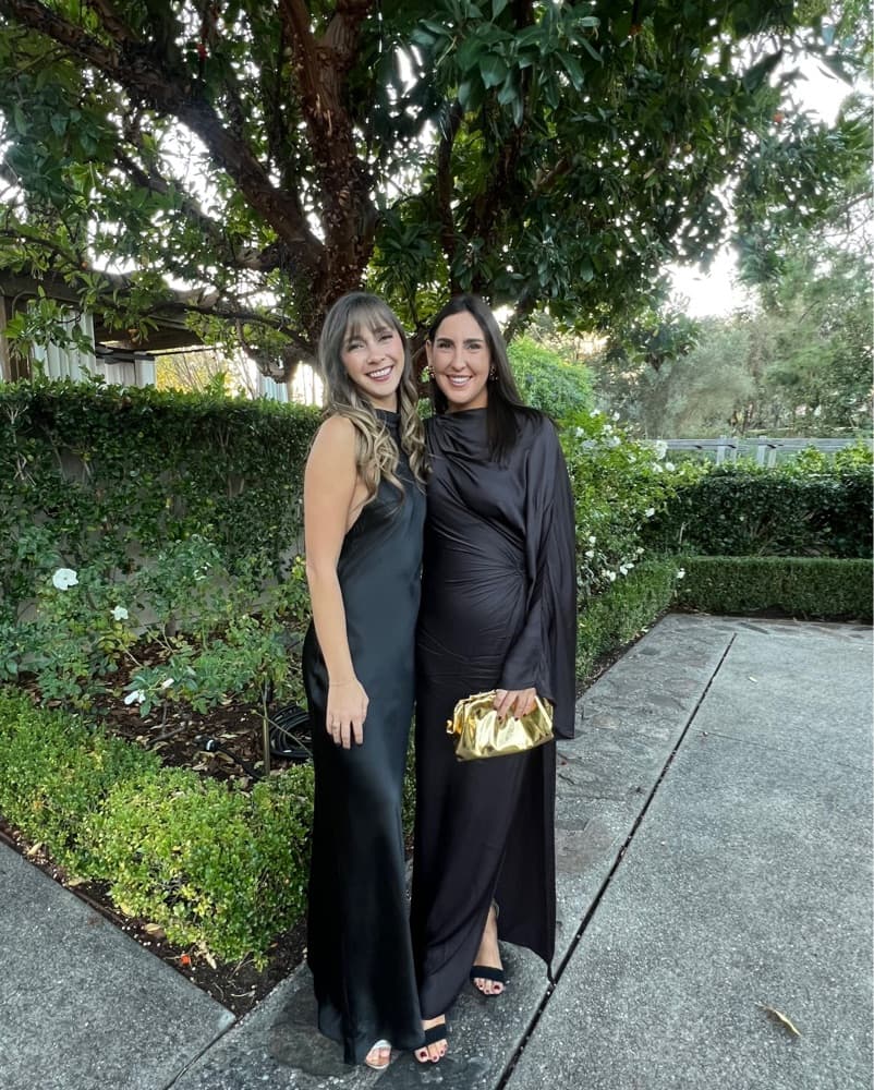 Glamorous Chocolate Brown Black Tie Dre' - Image 2