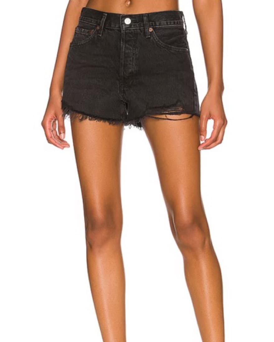 Agolde Black Parker Short - Image 1