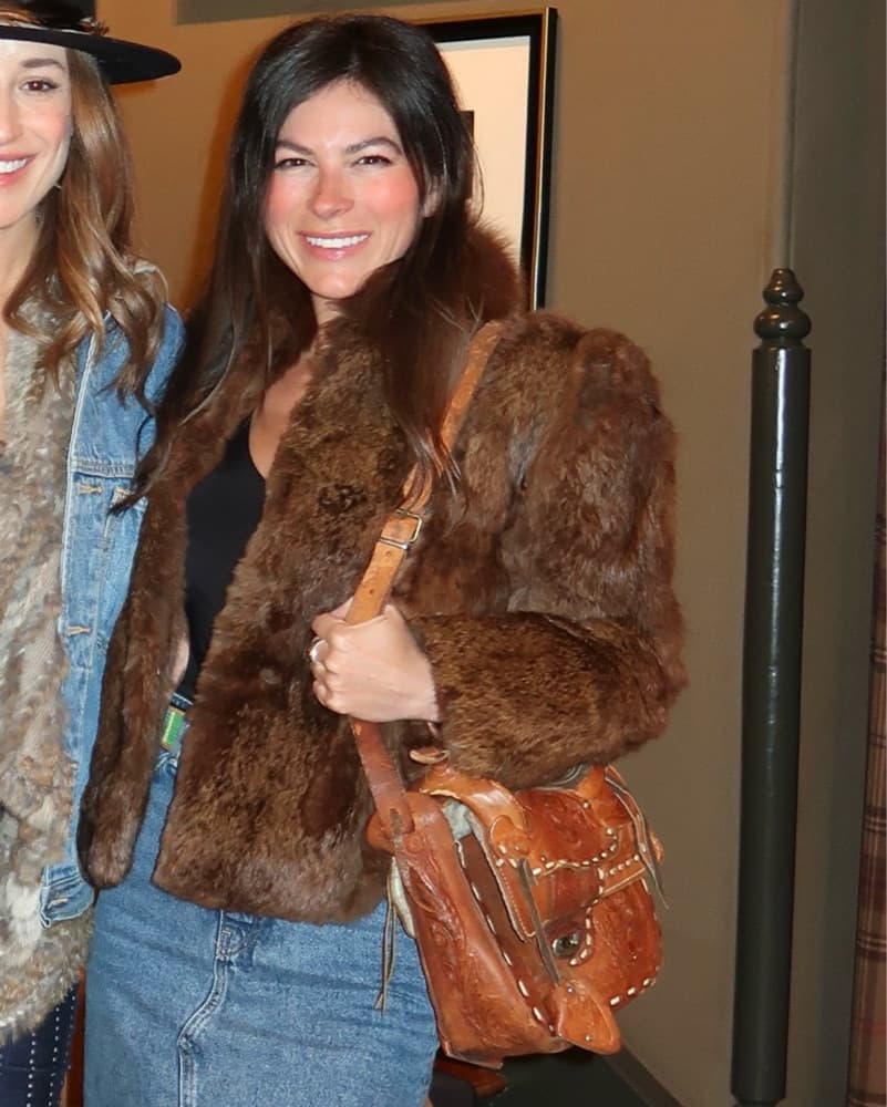 Brown Rabbit Fur Coat - Image 1