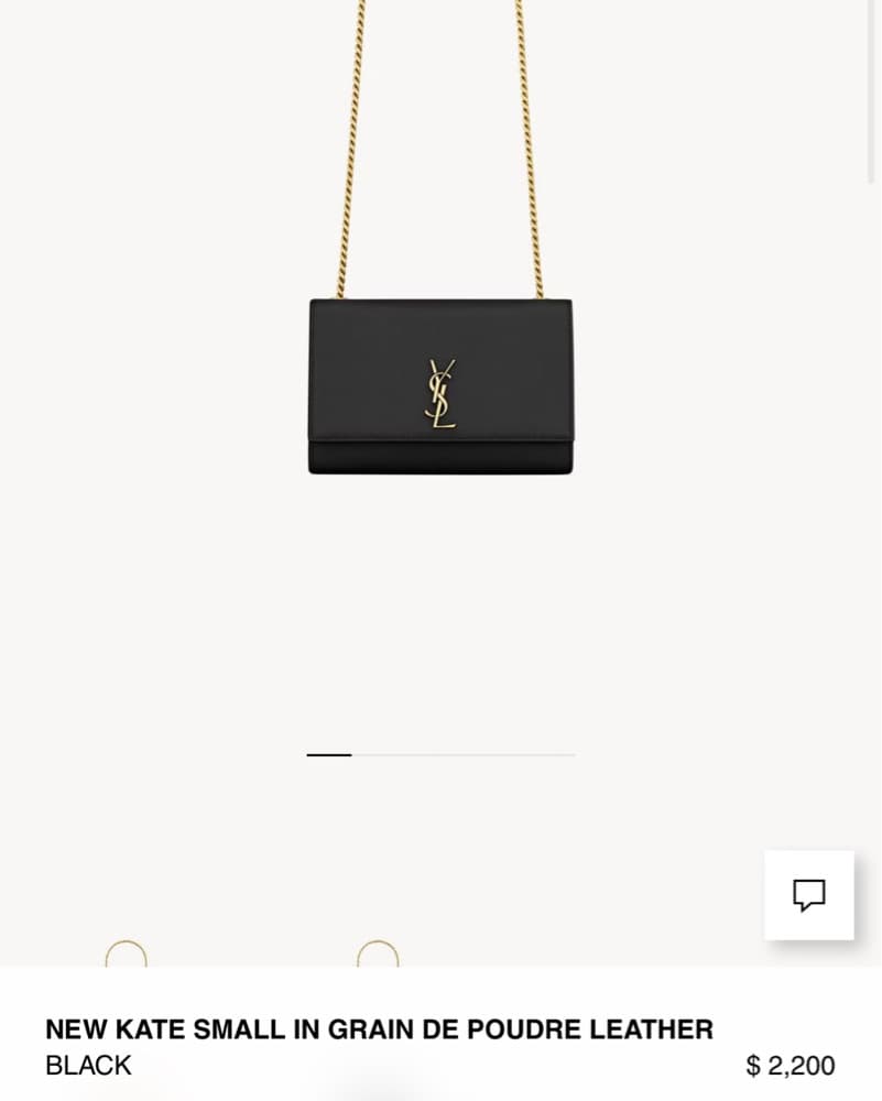 YSL KATE SMALL IN GRAIN DE POUDRE LEATHE - Image 1