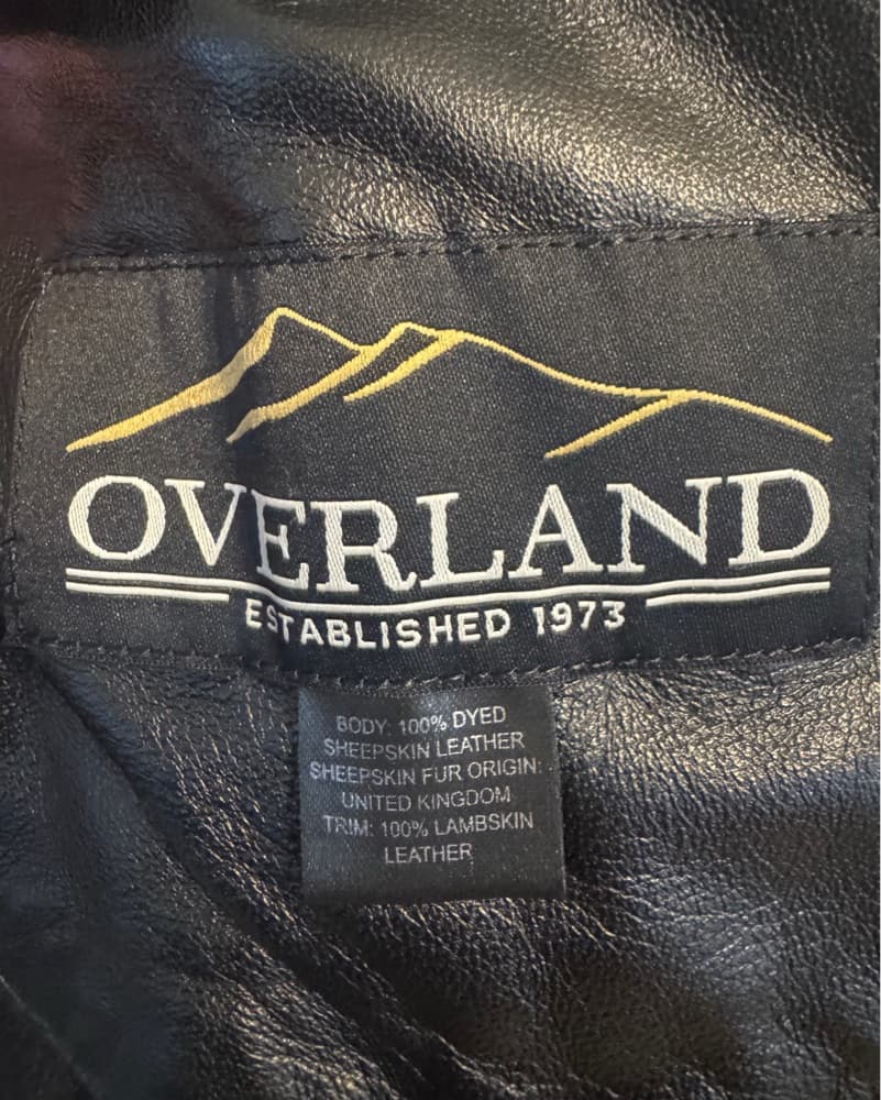 Overland Jane Sheepskin Bomber Jacket - Image 4
