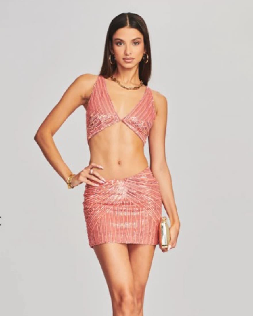 Retrofete Sequin Nikoletta Mini Dress - Image 2
