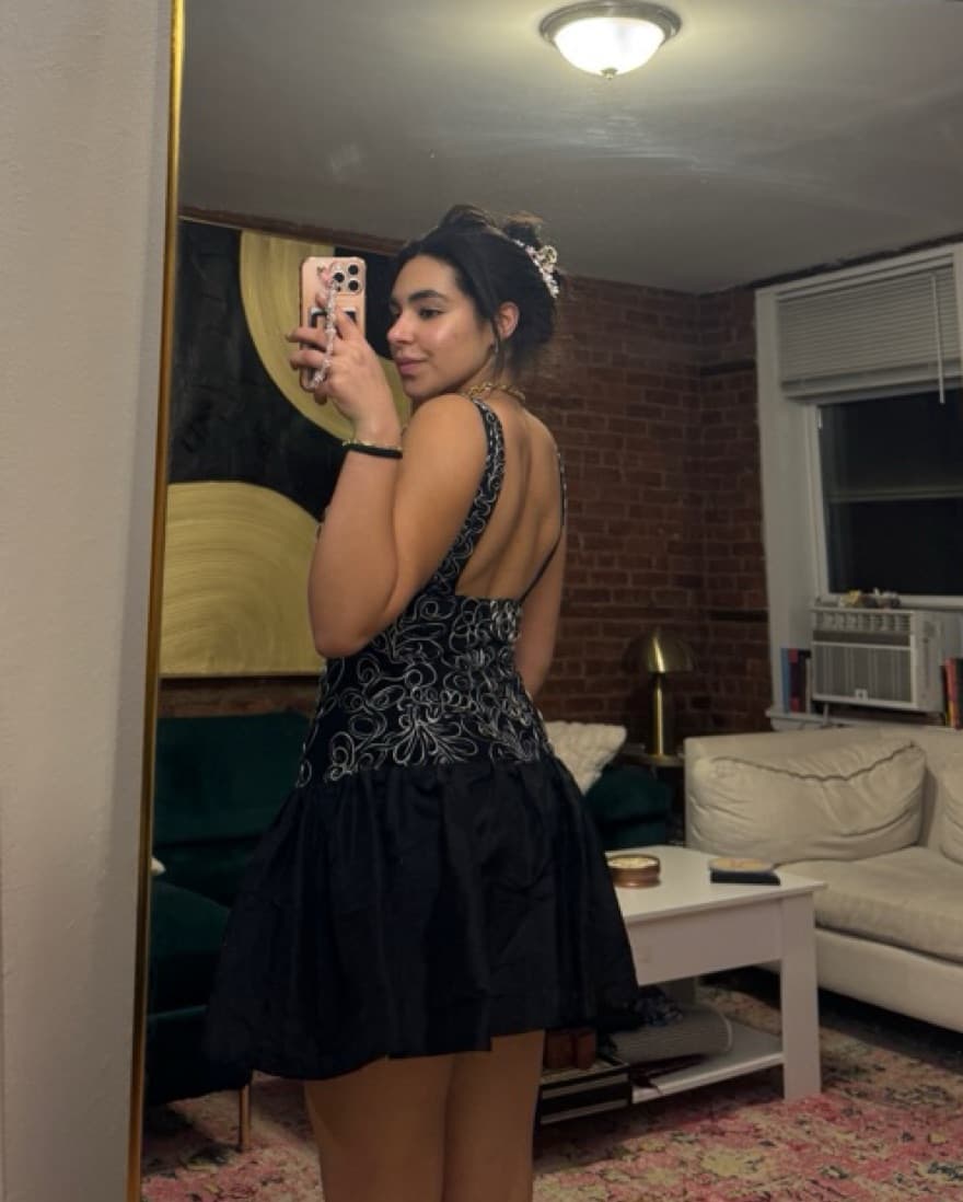 Sue Wong Drop Waist Mini Dress - Image 3