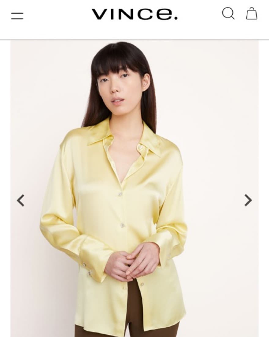 Vince Yellow Silk Set - Image 3