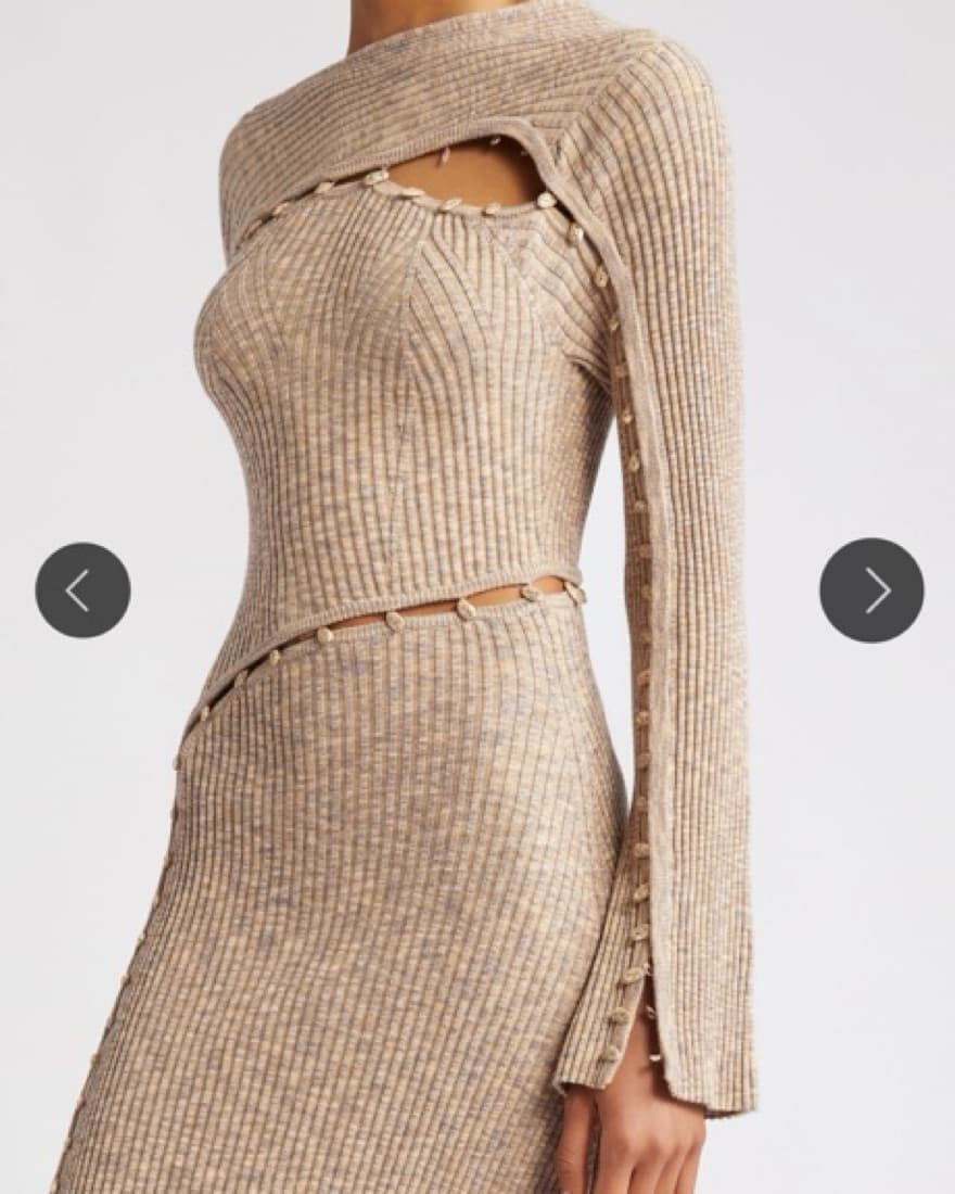 Cult Gaia Rosalia Knit Dress - Image 3