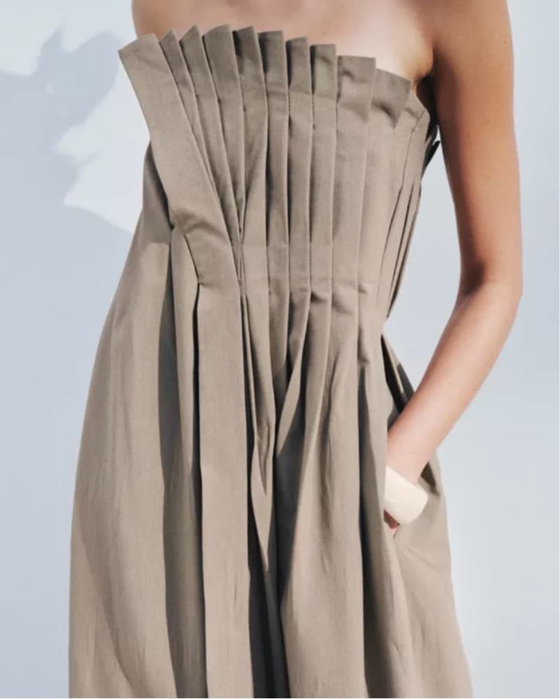 Pleated Dress - Image 3