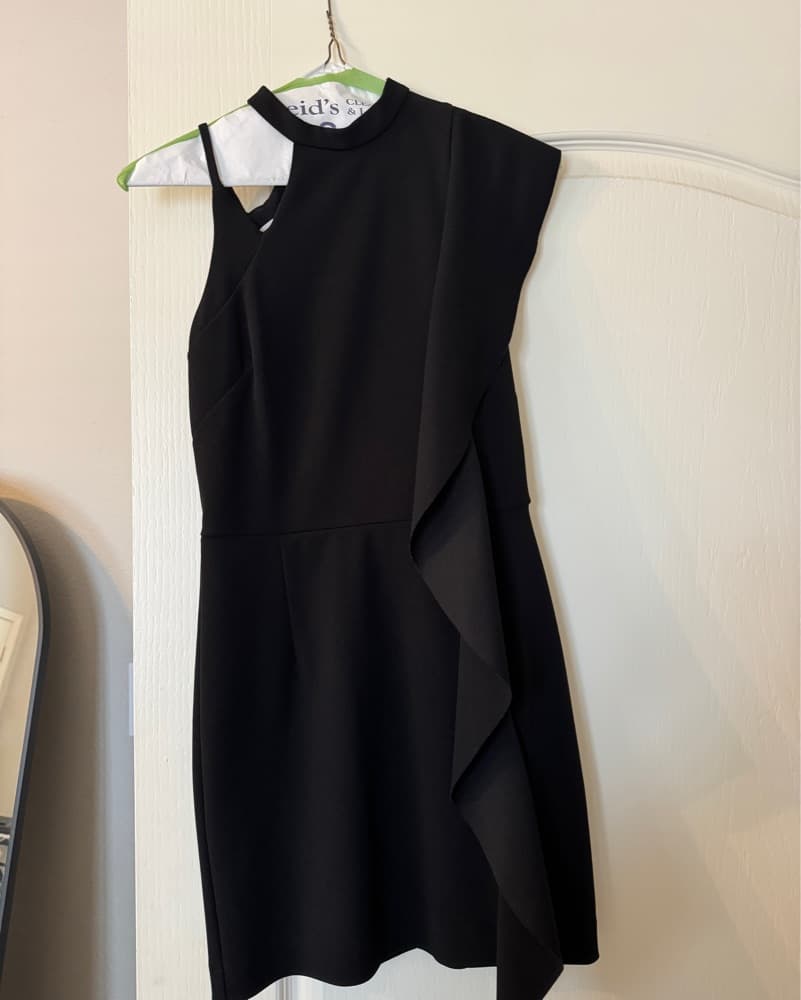 Chic Black Sleeveless Dress - Image 1