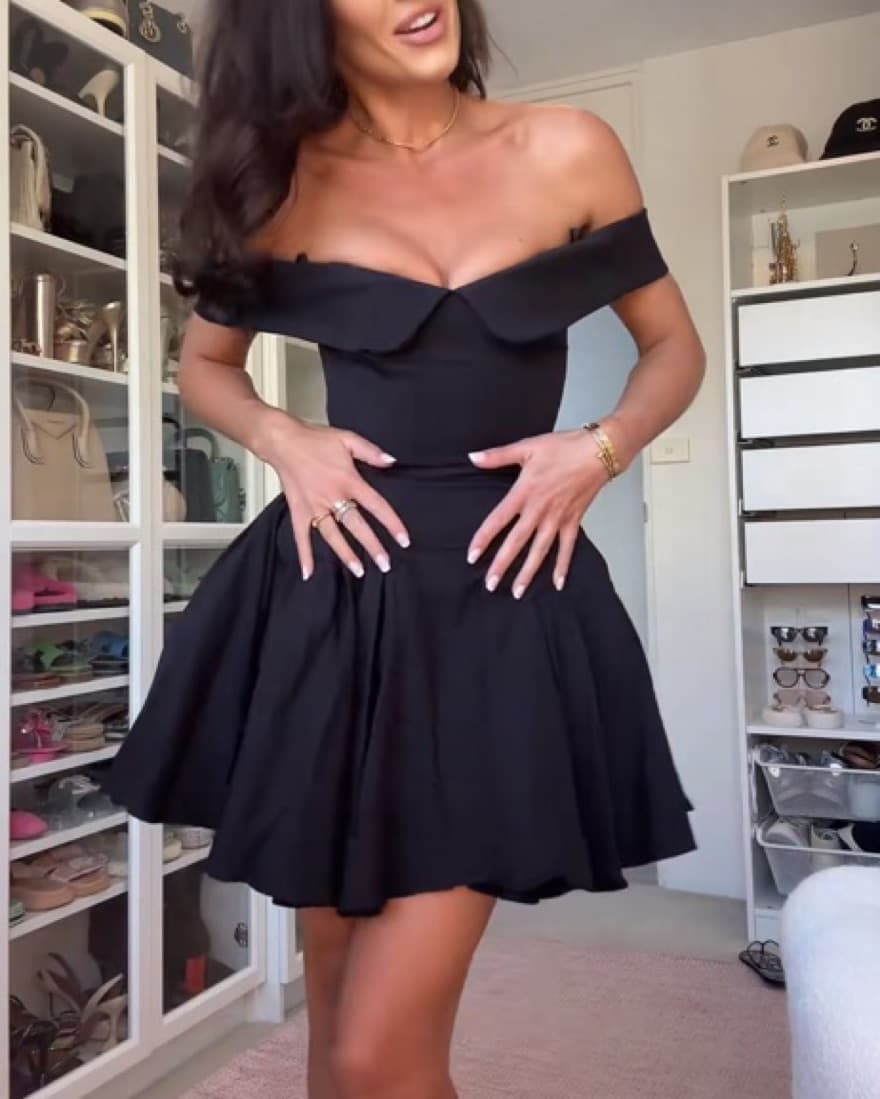 House Of CB Elida Off The Shoulder Dress - Image 2