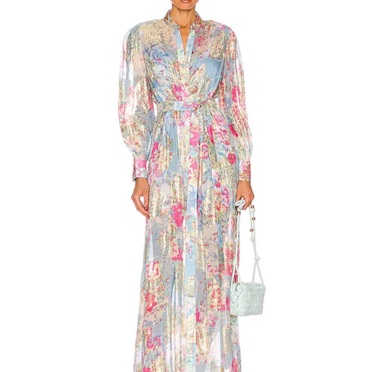 Hemant & Nandita Mila Belted Shirt Dress - Image 1