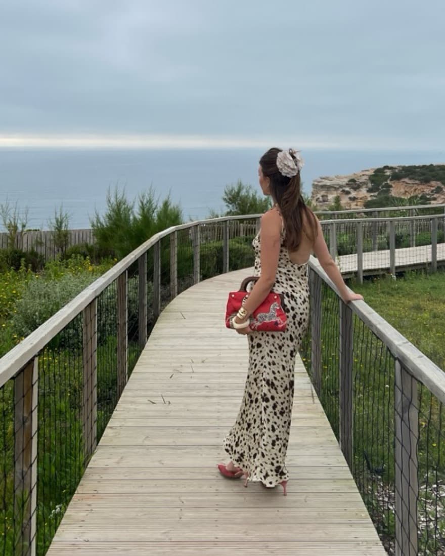 Massimo Dutti Long Printed Dress - Image 3