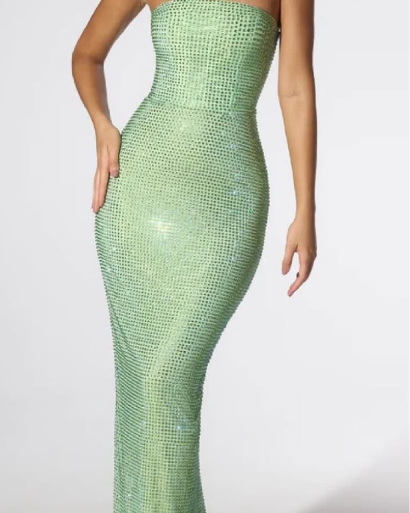 Oh Polly Jeweled Dress - Image 1