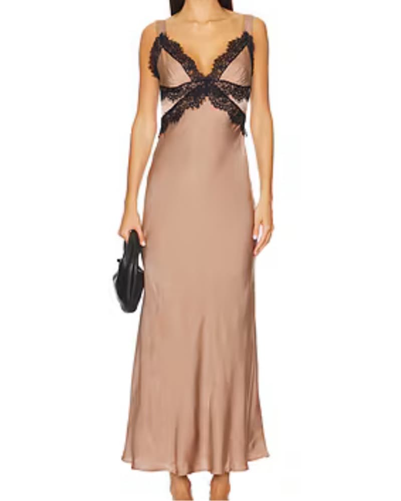 Bardot Slip Dress - Image 1