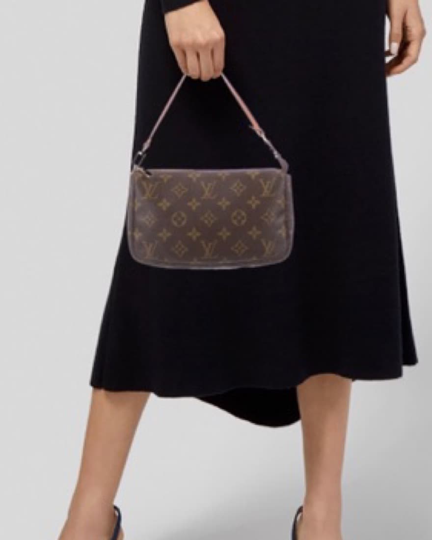 Mini Louis Vuitton Monogram Pochette Bag - Image 3