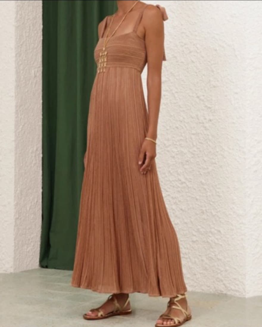 Zimmermann Ottie Metallic Dress - Image 3