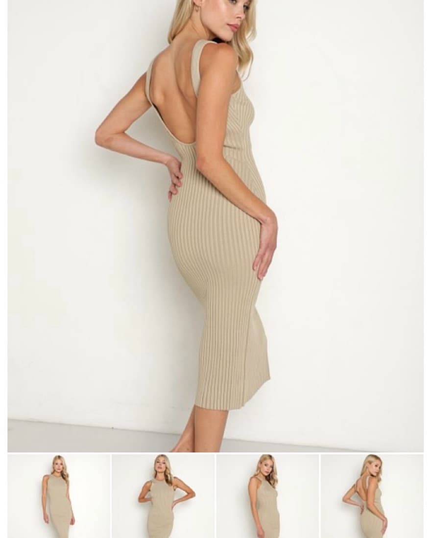 Line And Dot Dress - Image 2