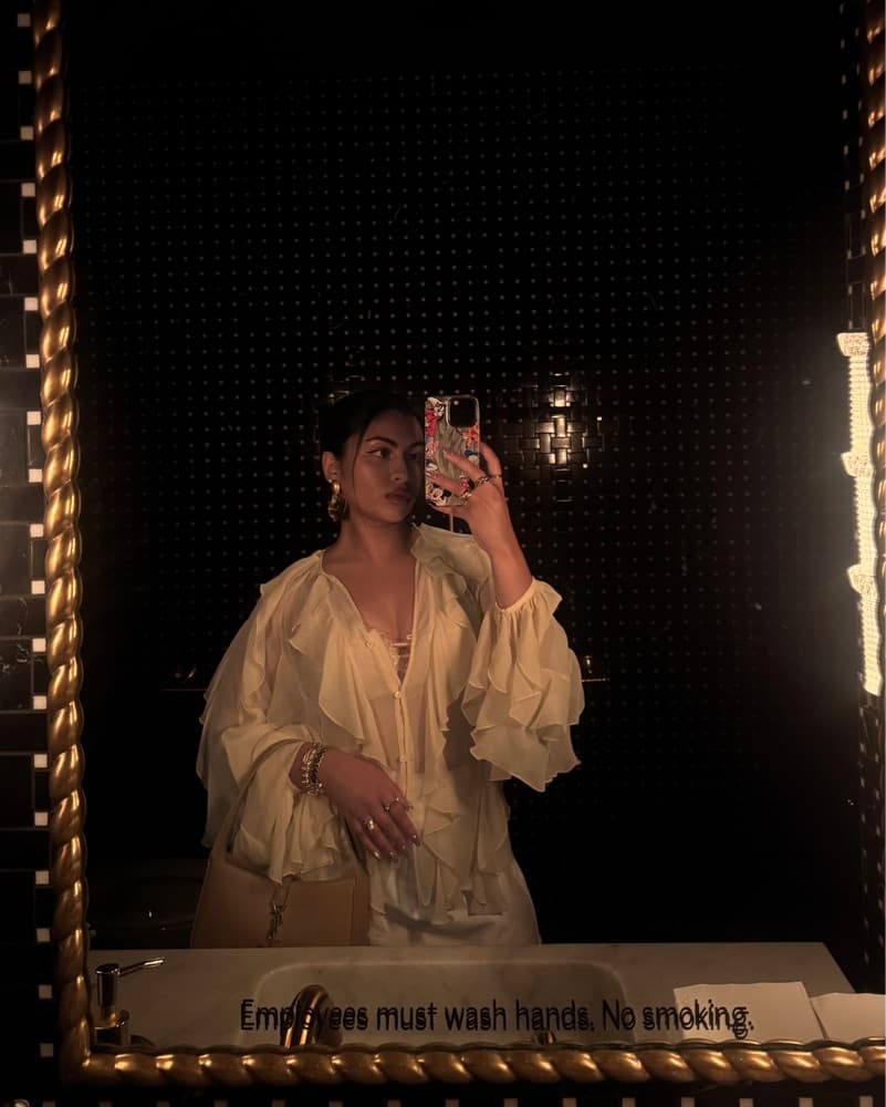 White Flowy Top - Image 2