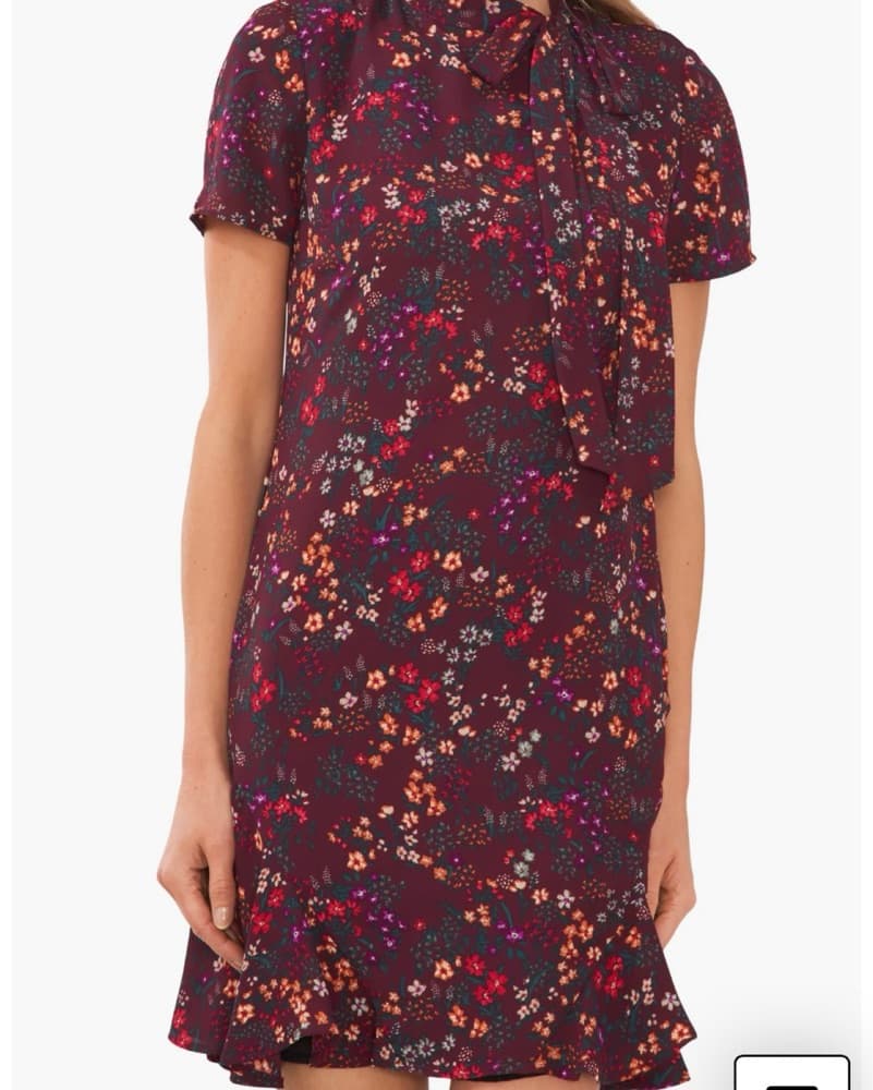 Cece Floral Shift Mini Dress - Image 3